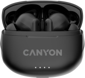 Гарнитура внутриканальные Canyon TWS-8 черный беспроводные bluetooth в ушной раковине (CNS-TWS8B) от магазина РЭССИ