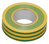 Изолента IEK ш.15мм 20м желтый/зеленый (упак.:1шт) (UIZ-13-10-K52)