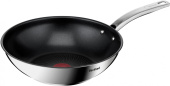 Сковорода ВОК (WOK) Tefal Intuition B8171944 круглая 28см покрытие: антипригарное с титаном ручка несъемная (без крышки) стальной (2100125812) от магазина РЭССИ