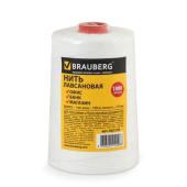 Лавсановая нить BRAUBERG для прошивки документов белая диаметр 1 мм длина 1000 м ЛШ 210 601578 от магазина РЭССИ