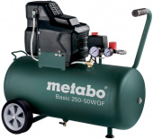 Компрессор поршневой Metabo Basic 250-50 W OF безмасляный 120л/мин 50л 1500Вт зеленый от магазина РЭССИ