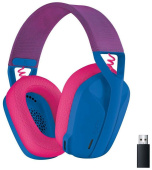 Наушники с микрофоном Logitech G435 синий/розовый накладные Radio оголовье (981-001062) от магазина РЭССИ