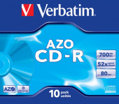 Диск CD-R Verbatim 700Mb 52x Jewel case (10шт) (43327) от магазина РЭССИ