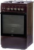 Плита Газовая Flama FG 24230 B коричневый (без крышки) реш.чугун от магазина РЭССИ