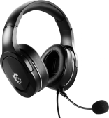 Наушники с микрофоном MSI Immerse GH20 черный 1.5м накладные оголовье (S37-2101060-SV1) от магазина РЭССИ