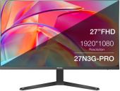 Монитор Hisense 27" 27N3G-PRO черный IPS LED 16:9 HDMI 250cd 178гр/178гр 1920x1080 100Hz VGA FHD 4.1кг от магазина РЭССИ