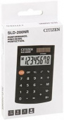 Калькулятор карманный Citizen SLD-200NR черный 8-разр. от магазина РЭССИ