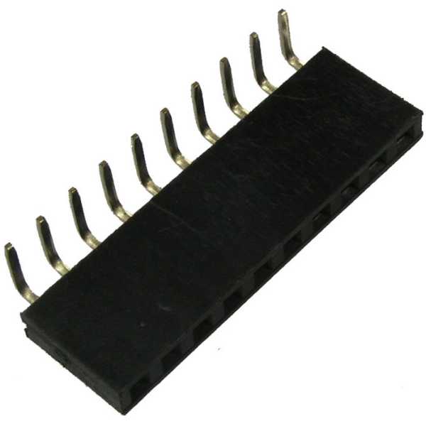 PBS-1x10R (PBS-10R)шаг 2.54 мм от магазина РЭССИ