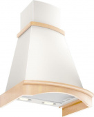 Вытяжка каминная Elikor Ротонда 60П-650-П3Л бежевый/дуб белый патина управление: ползунковое (1 мотор) от магазина РЭССИ