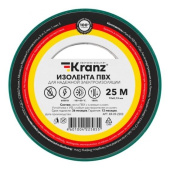 Изолента ПВХ KRANZ 013х19 мм 25 м зеленая KR-09-2203 от магазина РЭССИ