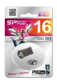 Флеш Диск Silicon Power 16Gb Touch T01 SP016GBUF2T01V1K USB2.0 черный/серебристый от магазина РЭССИ