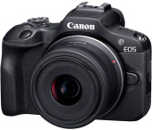 Фотоаппарат Canon EOS R100 черный 24.1Mpix 3" 1080p WiFi RF-S 18-45mm f/4.5-6.3 IS STM LP-E17 от магазина РЭССИ