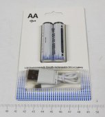 USB Rechargeable Lithium Battery AA 1,5v 2pcs NGY UQ-118 от магазина РЭССИ