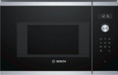 Микроволновая печь Bosch BFL524MS0 20л. 800Вт нержавеющая сталь/черный (встраиваемая) от магазина РЭССИ