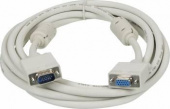 Кабель-удлинитель Ningbo VGA (m) VGA (f) 3м феррит.кольца серый от магазина РЭССИ