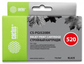 Картридж струйный Cactus CS-PGI520BK черный (16мл) для Canon Pixma MP540/MP550/MP620/MP630/MP640/MP660/MP980/MP990/MX860/iP3600/iP4600/iP4700 от магазина РЭССИ