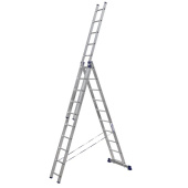 Трехсекционная универсальная алюминиевая лестница Алюмет 3х10. Серия H3 5310 от магазина РЭССИ