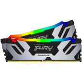 Память DDR5 2x48GB 6400MHz Kingston KF564C32RSAK2-96 Fury Renegade XMP RGB RTL Gaming PC5-51200 CL32 DIMM 288-pin 1.4В dual rank с радиатором Ret от магазина РЭССИ