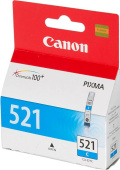 Картридж струйный Canon CLI-521C 2934B004/001 голубой для Canon iP3600/4600/MP540/620/630/980 от магазина РЭССИ