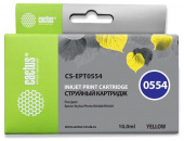 Картридж струйный Cactus CS-EPT0554 T0554 желтый (16мл) для Epson Stylus RX520/Stylus Photo R240 от магазина РЭССИ