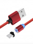 Кабель Borofone BU16 USB (m)-Type-C (m) 1.0м 3.0A ткань красный от магазина РЭССИ