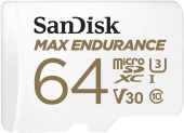Флеш карта microSDXC 64GB Sandisk SDSQQVR-064G-GN6IA Max Endurance + adapter от магазина РЭССИ