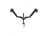 Кронштейн для мониторов ЖК Kromax OFFICE-12 черный 15"-32" макс.12кг настольный поворот и наклон от магазина РЭССИ