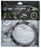 Кабель аудио-видео Cactus CS-HDMI.1.4-1.8 HDMI (m)/HDMI (m) 1.8м. Позолоченные контакты черный от магазина РЭССИ