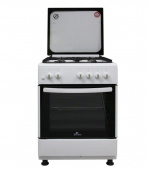 Плита Газовая De Luxe 606040.24-001г (кр) ЧР белый реш.чугун от магазина РЭССИ