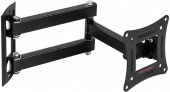 Кронштейн для телевизора Arm Media LCD-104 черный 10"-32" макс.15кг настенный поворотно-выдвижной и наклонный от магазина РЭССИ
