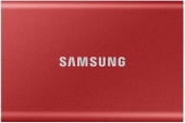 Накопитель SSD Samsung USB-C 2Tb MU-PC2T0R/WW T7 1.8" красный от магазина РЭССИ
