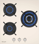 Газовая варочная поверхность Weissgauff HGG 451 BERV бежевый от магазина РЭССИ
