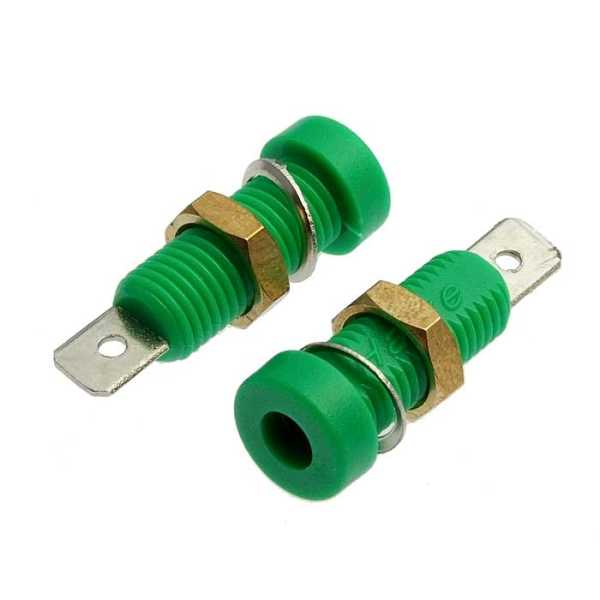 Z032 4mm Socket GREEN от магазина РЭССИ