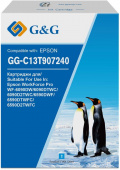 Картридж струйный G&G GG-C13T907240 голубой (120мл) для Epson WorkForce Pro WF-6090DW/6090DTWC/6090D2TWC/6590DWF от магазина РЭССИ