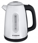 Чайник электрический Starwind SKS3210 1.7л. 2200Вт серебристый (корпус: металл) от магазина РЭССИ