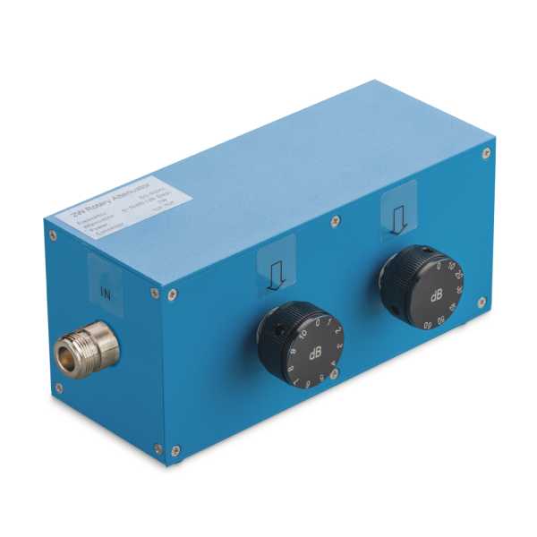 Аттенюатор с ручным управлением 0-70 дБ N-50-70-2 (0-6 ГГц) TWVAXN-2-6-70-1 от магазина РЭССИ