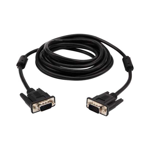 Кабель VGA - VGA с ферритами, 1.8 м., черный от магазина РЭССИ