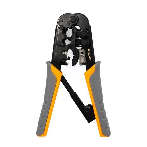 Кримпер для обжима телефонных и компьютерных клемм 4Р RJ10 6P RJ11 RJ12 и 8P RJ45 от магазина РЭССИ