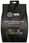 Пластик для ручки 3D Cactus CS-3D-PETG-12x10M PETG d1.75мм L10м 12цв. от магазина РЭССИ