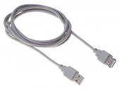Кабель Buro BHP RET USB_AF18 USB A(m) USB A(f) 1.8м серый блистер от магазина РЭССИ
