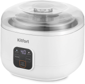 Йогуртница Kitfort КТ-6082 15Вт 1б. 1000мл упр.:электрон. белый от магазина РЭССИ
