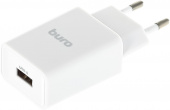 Сетевое зар./устр. Buro BUWA1 10.5W 2.1A USB-A универсальное белый (BUWA10S100WH) от магазина РЭССИ