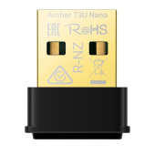 Сетевой адаптер WiFi TP-Link ARCHER T3U NANO AC1300 USB 2.0 от магазина РЭССИ