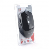 Мышь беспроводная Gembird MUSW-240 2.4ГГц черный soft touch 5 кнопок+колесо-кнопка 2400 DPI батарейки в комплекте от магазина РЭССИ