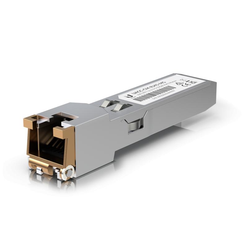 Ubiquiti UACC-CM-RJ45-MG 10G медный модуль SFP+/RJ45 от магазина РЭССИ