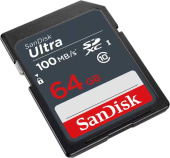 Флеш карта SDXC 64GB Sandisk SDSDUNR-064G-GN3IN Ultra от магазина РЭССИ