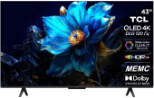 Телевизор QLED TCL 43" 43P7K черный 4K Ultra HD 60Hz DVB-T DVB-T2 DVB-S DVB-S2 USB 3.0 WiFi Smart TV от магазина РЭССИ