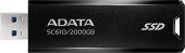 Накопитель SSD A-Data USB 3.1 2TB SC610-2000G-CBK/RD SC610 1.8" черный от магазина РЭССИ