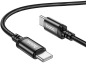 Кабель Hoco X89 Wind X89 WIND TYPE-C TO TYPE-C USB Type-C (m)-USB Type-C (m) 1м черный коробка от магазина РЭССИ