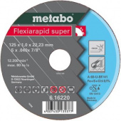Диск отрезной по мет. Metabo Flexiarapid (616183000) d=150мм d(посад.)=22.2мм (угловые шлифмашины) (упак.:1шт) от магазина РЭССИ